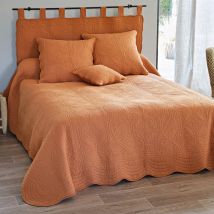 Tête de lit 140x65 - marron caramel - Coton - Becquet