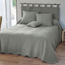 Boutis 250x250 - marron glacé - Coton - Becquet