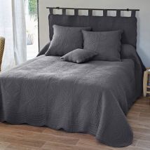 Housse de coussin 40x40 - gris foncé - Coton - Becquet