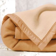 Plaid 150x200 - Beige - Becquet - Fabriqué en France