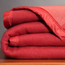 Couverture Très Chaude 180x220 - Rose Vieux Rose - Becquet - Fabriqué en France