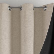 Rideau occultant L.140xH.260 - naturel - Becquet