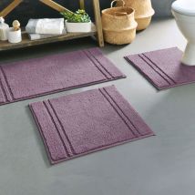 Tapis de bain 50x90 - violet raisin - Coton - Becquet