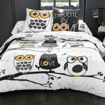 Taie traversin 45x185 - gris - Coton - Becquet