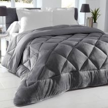 Couette chaude 260x240 - gris - Becquet