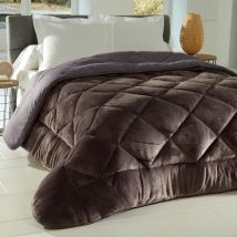 Couette chaude 140x200 - marron glacé - Becquet