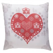 Coussin 40x40 - rouge - Becquet