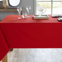 Nappe 150x250 - rouge - Coton - Becquet