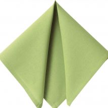 Serviette de table 43x43 Lot de 6 - vert - Bois - Becquet
