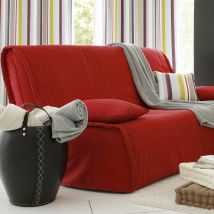 Housse clic-clac 2places - rouge - Becquet