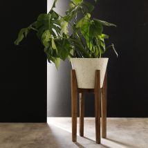 Pot moyen - beige - Bois - Becquet
