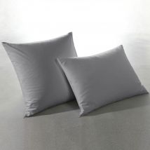 Sous-taie oreiller 50x70 - gris - Becquet