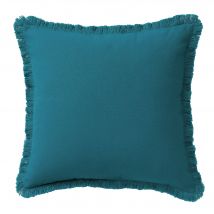 Coussin 40x40 - bleu canard - Becquet