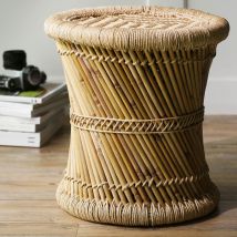 Tabouret - beige - Bambou - Becquet