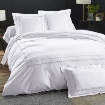Drap 180x290 - blanc - Coton - Becquet