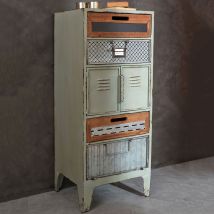 Meuble colonne h100cm - vert sauge - Bois - Becquet