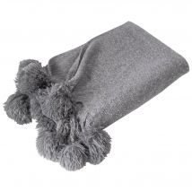 Plaid 125x150 - gris - Becquet