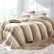 Plaid 150x150 - marron chocolat - Becquet