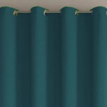 Rideau occultant L.140xH.180 - bleu paon - Becquet