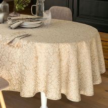 Nappe 180 ø - beige - Becquet