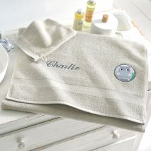 Drap de Bain Personnalisé 70x130 - beige grÃ ̈ge - Becquet