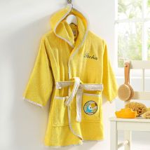 Peignoir Personnalisé 2 ans - jaune mimosa - Becquet