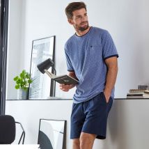 Pyjashort XXL - bleu marine - Becquet