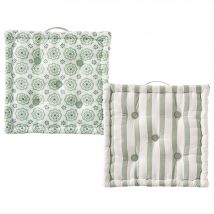 Coussin matelas 40x40 - vert - Becquet