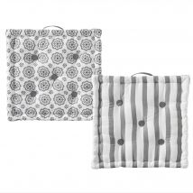 Coussin matelas 40x40 - gris anthracite - Becquet