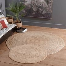 Tapis Rond 160ø - beige - Becquet