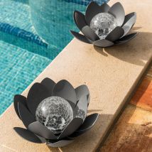 Lampe solaire - gris carbone - Verre - Becquet