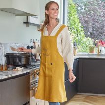 Tablier Personnalisé 90x130 - jaune safran - Becquet