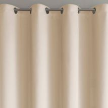 Rideau occultant L.135xH.260 Lot de 2 - naturel - Becquet