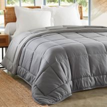 Couette légère 260x240 - gris - Becquet