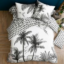 Housse de couette 260x240 - gris anthracite - Coton - Becquet