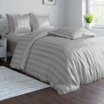 Housse de couette 140x200 - gris perle - Becquet
