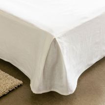 Housse cache sommier 180x200 - blanc - Becquet