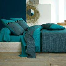 Taie sac 50x70 - vert émeraude - Coton - Becquet