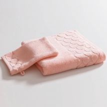 Drap de bain 70x140 - rose thé - Coton - Becquet