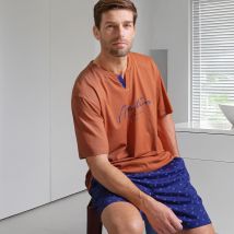 Dodo - Pyjashort L - marron noisette