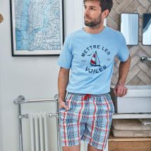 Pyjashort L - bleu ciel - Becquet