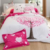 Housse de couette 240x220 - rose - Coton - Becquet
