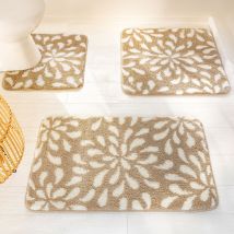 Tapis de bain 60x100 - beige - Becquet