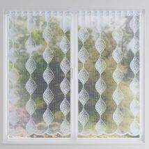 Voilage droit L.60xH.160 Lot de 2 - blanc - Becquet