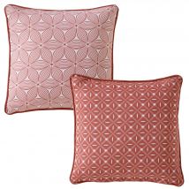 Coussin 40x40 - orange terracotta - Becquet