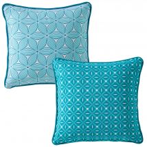 Coussin 30x50 - bleu - Becquet
