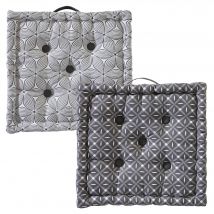 Coussin matelas 40x40 - gris - Coton - Becquet