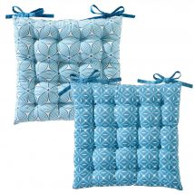 Galette 40x40 - bleu - Becquet