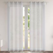 Voilage L.140xH.240 - blanc - Becquet