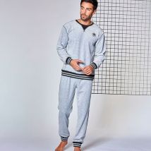 Pyjama L - gris chiné - Becquet